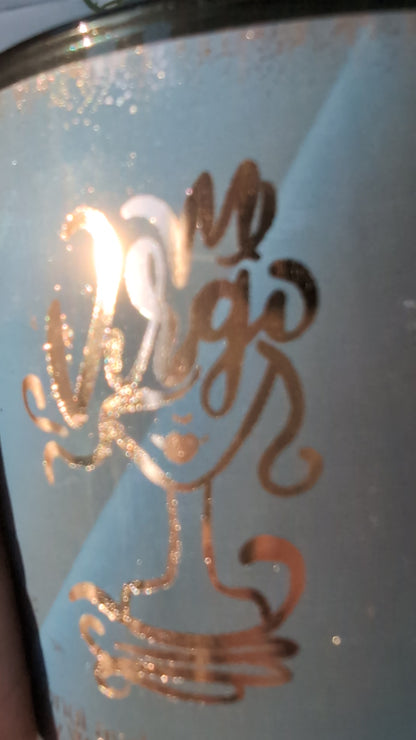 Virgo Zodiac Candle | Black & Gold Luxury Vegan Star Sign Candle