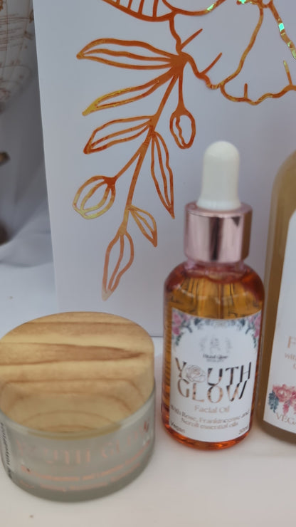 Youth Glow Gift Set | Essential Oil Skincare Gift | Luxury Skincare Gift |